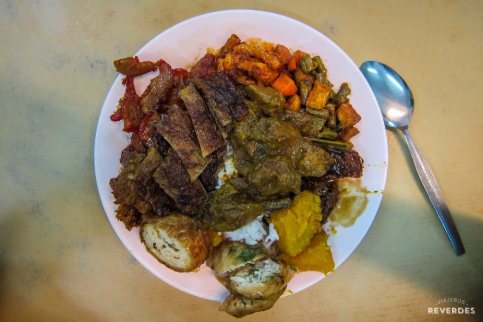 Buffet libre en Ee Beng Vegetarian Food, Penang